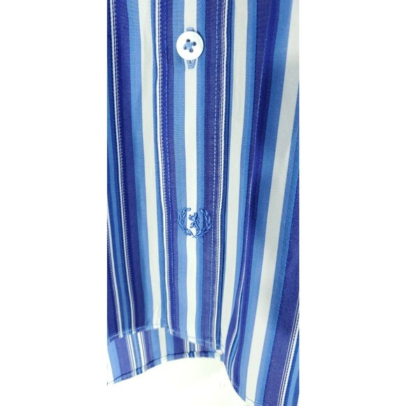 Bugatchi Men Multi Stripe Flip Cuff Button L/S XL - Picture 3 of 10